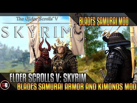 Skyrim - Blades Samurai Armor and Kimonos Mod