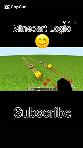 Minecraft Faster Minecart #minecraft #viral #gaming #facts #edit #shorts #shortsfeed