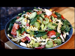 Pasta Salad With Spinach For Lunch New Recipe For Summer | #DELICIOUS PASTA SALAD
