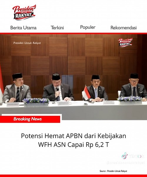 Potensi Hemat APBN dari Kebijakan WFH ASN Rp 6,2 T