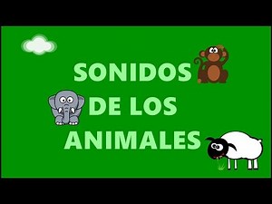 Los Sonidos de los Animales - Sounds of Animals in Spanish - Vídeos para niños