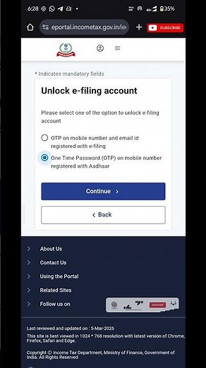 Income Tax Login Locked? 🔒 How to Unlock e-Filing Account | Step-by-Step 202