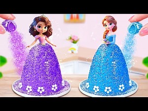 Lovely Pull Me Up Princess Cake 🥰💕 How To Make Beautiful Disney Princess Cake 💐 Yummy Little Cakes
