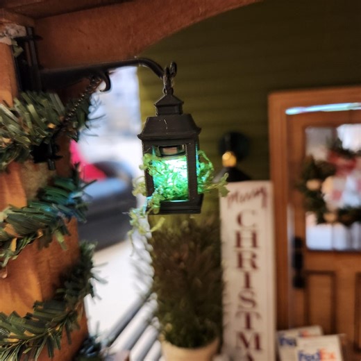 1:12 Scale Working Miniature Lantern – Battery Operated With Magnetic Switch - Etsy