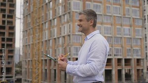 Industrial Worker - Quality Control, controlling and writing the result 4K