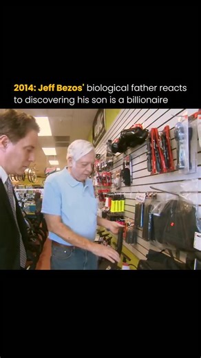 Entrepreneurs On IG on Instagram: "Jeff Bezos’ biological father, Ted Jorgensen, spent most of his life running a small bike shop in Arizona, unaware that the son he lost contact with would grow up to become one of the world’s richest people. After Bezos’ mother remarried, he was adopted by Miguel Bezos and raised under a new name, while Jorgensen quietly moved on with his life. Decades later, he learned through reporters that his son was the founder of Amazon. Though proud, they never built a r