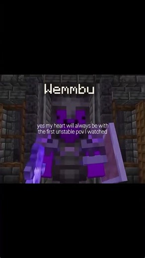 Wemmbu is the BEST main CHARACTER In The Unstable SMP 👑 #unstablesmp