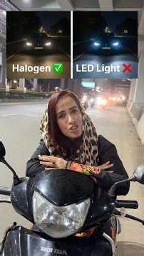 Halogen vs LED Headlights | कौनसी light लगानी चाहिए 🚗💡 #HalogenvsLED #ShortViral