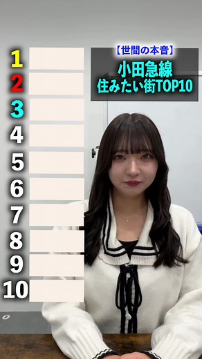 小田急線 住みたい街 TOP10
