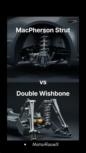 MacPherson vs Double Wishbone Suspension Explained #car #technology