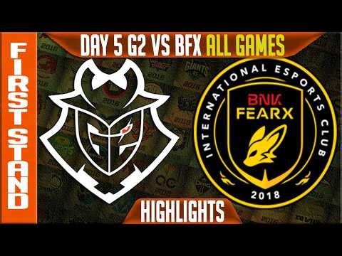 G2 vs BFX Highlights ALL GAMES | First Stand 2026 International Tournament Day 5 | G2 Esports vs BNK