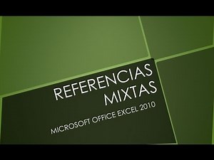 Excel 2010 - Referencias 3D