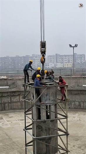 #Day38 | Clarifier Centre Drive Installation | #electrical #stp #etp #wtp #shortvideo #shorts #india