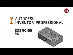 Inventor 2020 | Practice Exercise 6 | Gear Pump Body