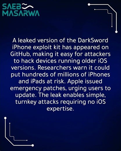Public leak reveals exploit kit capable of hacking millions of iPhones