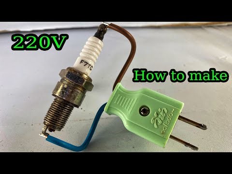 Technology New Create 220Volt Free Electricity Energy From Spark Plug Use Magnet #technology