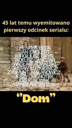 9 listopada 1980 roku TVP1 rozpoczęło emisję serialu ''Dom''. Kultowa polska produkcja reżyserowana przez Jana Łomnickiego kręcona była z przerwami przez ponad 20 lat! | Rzut Oka Na