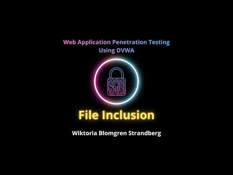 File Inclusion in DVWA