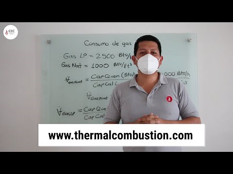 Cálculo de consumo de gas para un quemador industrial