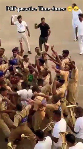 POP practice Time dance video #viralvideo SSC GD CRPF Training Centre par #shortvideo #trending