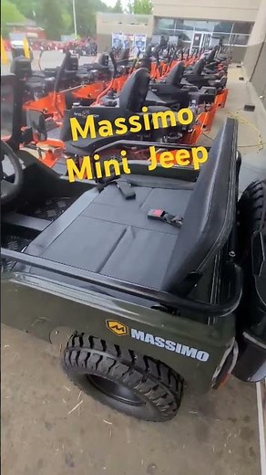 125cc Mini Jeep #minijeep #ruralking #tractorsupply #gokart #military