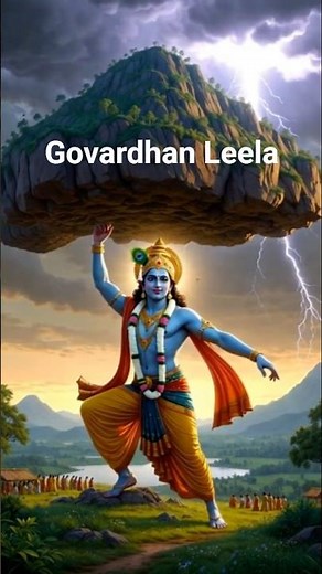 The GOD Who LIFTED A MOUNTAIN: Lord Krishna Lifts Govardhan Hill