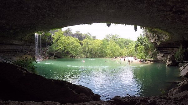 Hamilton Pool closed to swimming due to high bacteria levels