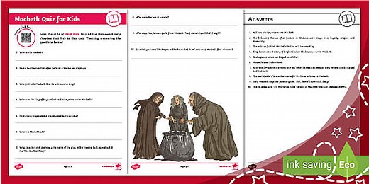 Macbeth Quiz for Kids