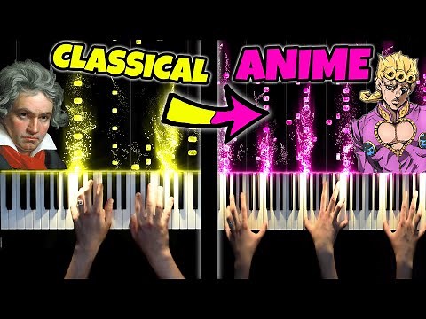 Moonlight Sonata but it's actually Giorno's Theme
