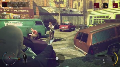 Recently downloaded Hitman: Absolution again, this may be the most horrific death I've made someone go through in this game