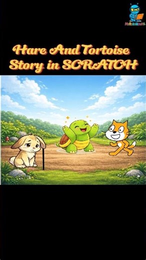 Learn Coding with Hare & Tortoise 🐇🐢 | Scratch Programming for Beginners