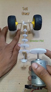 How 1st to 4th gear work in a car • Dc motor | Inventor Pial