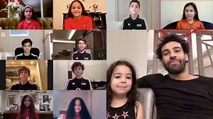 30M views · 1.7M reactions | شوف صلاح و مكه لأول مره بيدردشوا من البيت مع بنات و أولاد بيلعبوا كورة تحت ١١ سنة ⚽️ إنت كمان ممكن يبقي عندك فرصه تسأل صلاح و تتابع كل أخباره على عالم محمد صلاح...أشترك دلوقتي و كلم #11* #عزوتنا_ملايين | Vodafone Egypt | Facebook