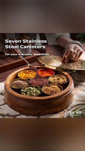 let's know about Spice Box for Kitchen with Spoon