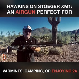 13K views · 240 reactions | Breitbart News's AWR Hawkins displays the Stoeger XM1, a pre-charged pneumatic airgun shooting 22 cal. pellets at 1,000 feet per second. Perfect for varmint control and camping. Visit Breitbart.com/Downrange to equip yourself with the latest statistics and news articles to defend your right to bear arms. | Breitbart | Facebook