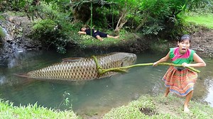 26K views · 260 reactions | Smart Unique Fishing Build Fish Trap Catch Big Fish At River - Cooking Fish For Survival | Keep your Soul | Facebook