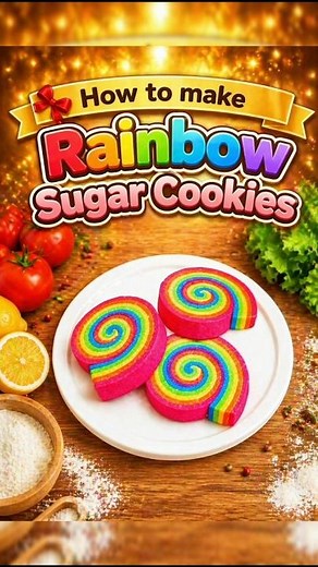 How to make Rainbow 🌈 sugar cookies in craft food Roblox ✨#rblx#liakimjun