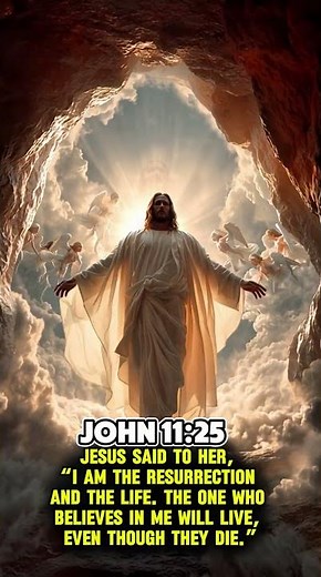 The Resurrection of Jesus — He Is Risen! PAPA JESUS 🤩#shorts #papajesus