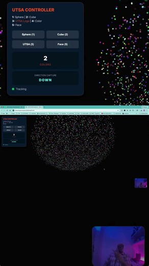Control 3D Particles With Your Hand! (Three.js + MediaPipe Demo)