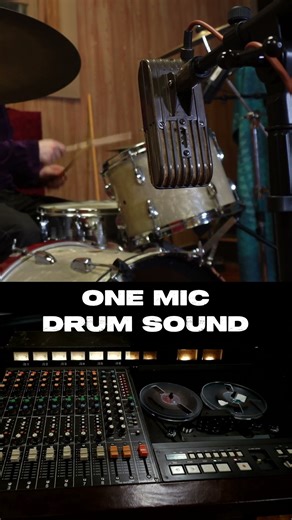 One Mic Drum Recording to Tape #drumrecording #drummer #tascam_official #tascam388