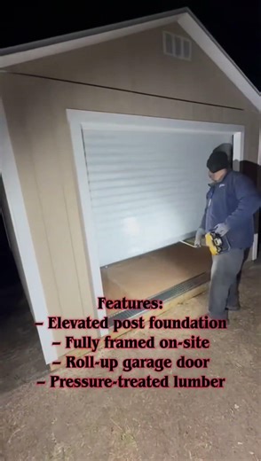 12x16 Shed on Stilts for Steep Terrain | Custom Shed Built On-Site in Florida