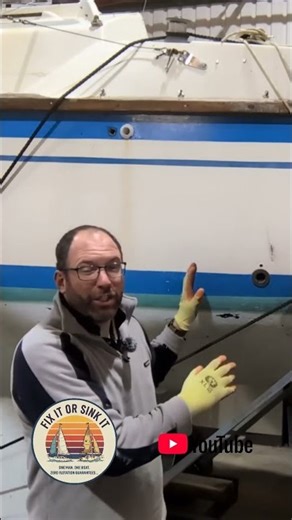 Restoring my classic 50 year old sailboat #shorts #sailboat #boatrenovation #yacht