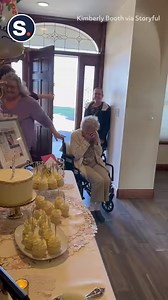 71K views · 7.2K reactions | A grandmother turning 100 years old was overcome with emotions when her family surprised her with a birthday party!拾 | storyful | Facebook