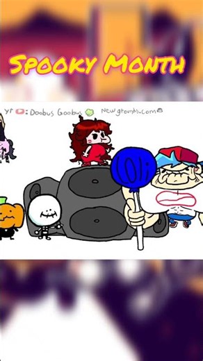 Spooky Month [FNF Animation] #fnf #fridaynightfunkin #shorts