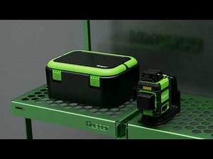 Huepar Self Leveling Laser Level with Pulse Mode, Rechargeable Li-ion Battery HM03CG