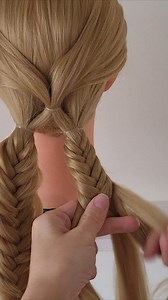 How to Do a Simple Fishtail Bun #spacebuns #fishtailbraid #braidingcourse #braidingschool #boxbraid | Braid it Yourself