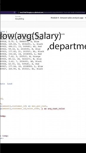 Qliksense: the AMAZING WINDOW FUNCTIONS USE CASES #qliksense #qlik #shorts