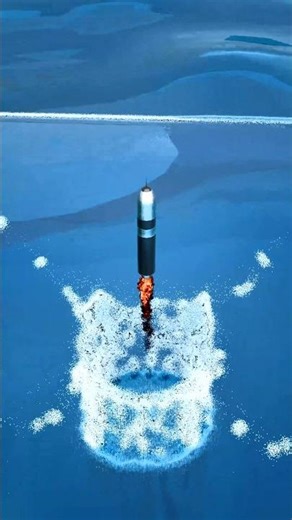 How Do Submarine Launch Missile Underwater? #3danimation