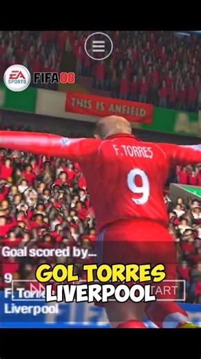 Gol Fernando Torres FIFA 08 PSP ⚽🔥