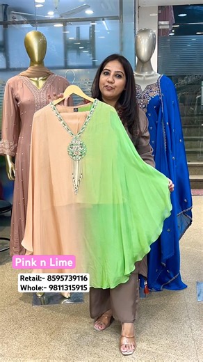 Designer Dresses at @Pinknlime #shorts #shortfeed #designerwear
